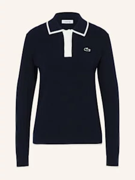 Lacoste Funkční Polokošile tmavě modrá