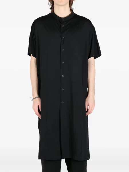 Cămașă Yohji Yamamoto cu imagine din jerseu negru