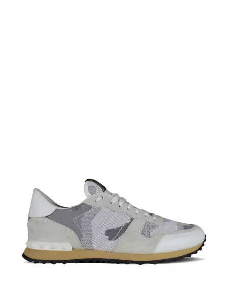 Sneakerși Valentino Garavani cu model camuflaj alb