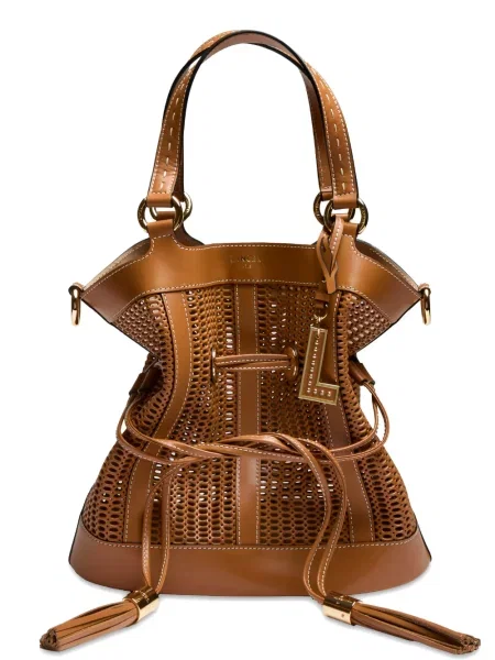 Чанта Lancel кафяво
