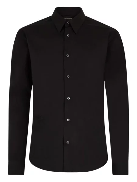 Риза Roberto Cavalli поплин черно