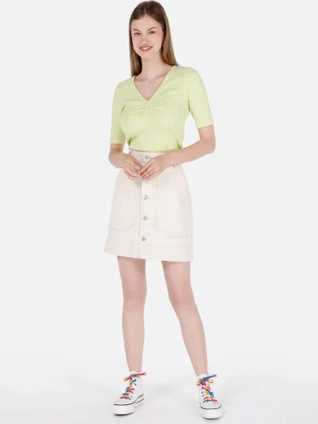 Спідниці Colin’s комбінований верх блакитний