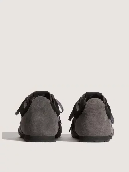Кожаные кеды Vans черные