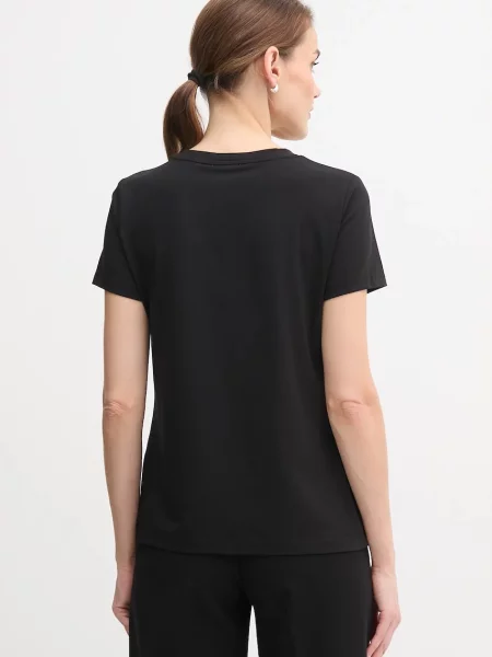 Pletený top Dkny černý
