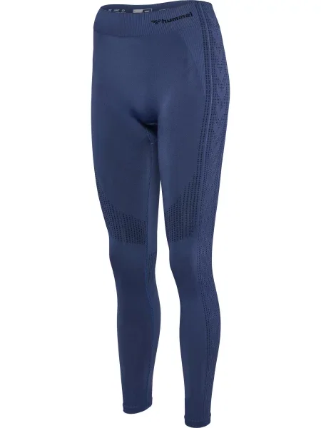 Legginsy bezszwowe Hummel MT Shaping niebieskie