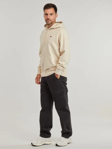 Mikina s kapucňou Levi's béžová