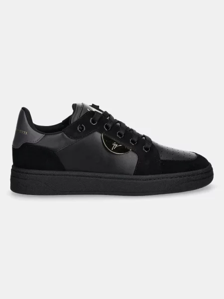 Giuseppe Zanotti sneakersy skórzane czarny