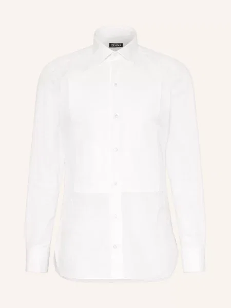 Zegna Smokingová Košile Regular Fit bílá