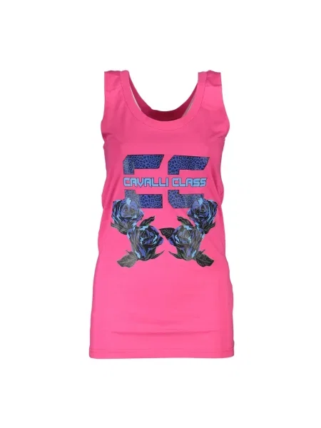 Podkoszulka Cavalli Class elegancka różowa