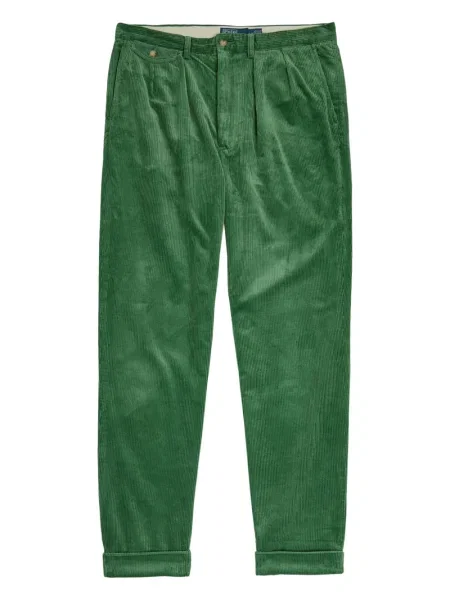 Patentni zatvarač na pola hlače Polo Ralph Lauren karirane s vezom žuta
