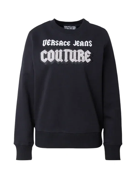 Versace Jeans Couture hanorac de femei cu imprimeu negru