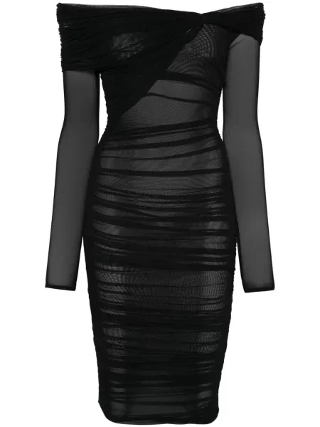 Rochie mini Mugler de costum negru