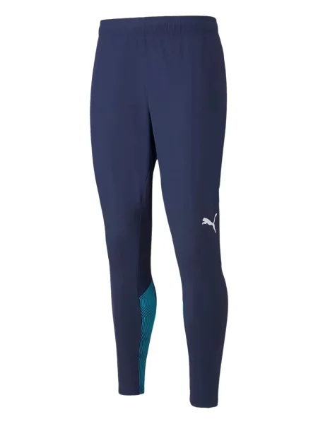 Pantaloni Puma alergare albastru