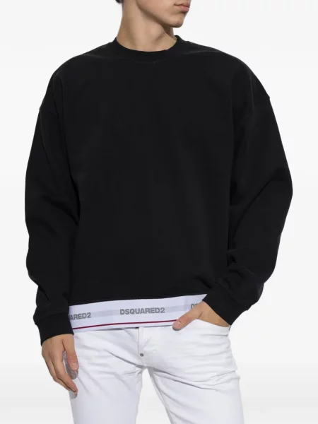 Pulover Dsquared2 cu autograf negru