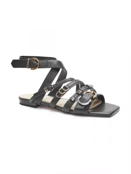 Pinko De piele sandale MARLI 08 negru