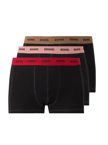 DIESEL Boxeri Damien bej / roz / roșu negru