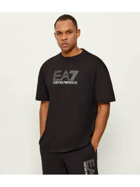 Tricou | Relaxed fit negru