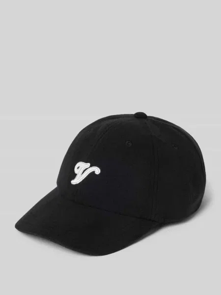 Czapka z daszkiem i wyhaftowanym logo model ‘RAINA’ Varley czarna
