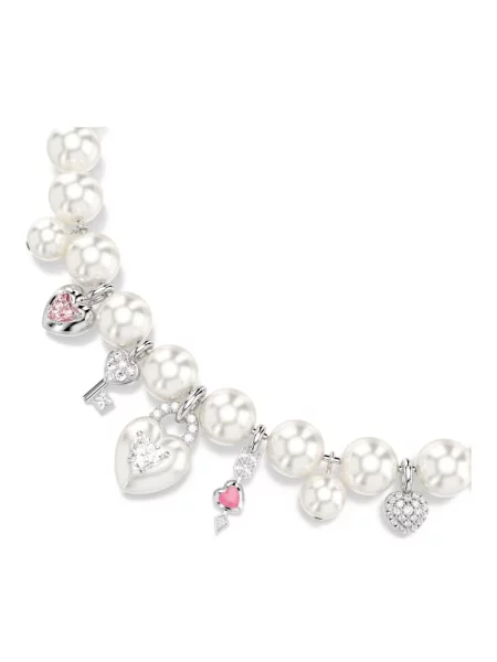 Naszyjnik Swarovski biały