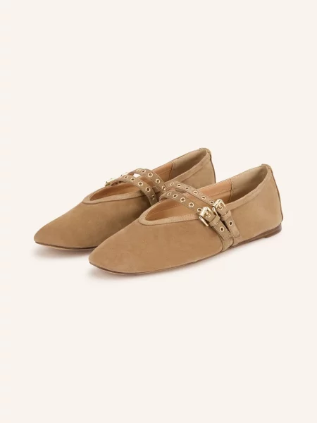 Steve Madden Mary Jane Baleríny Lydia / zlatá béžová