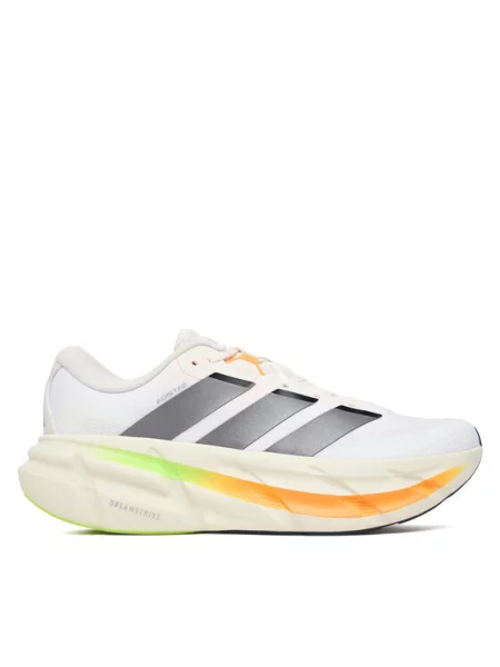Bežecké bežecké topánky Adidas biela