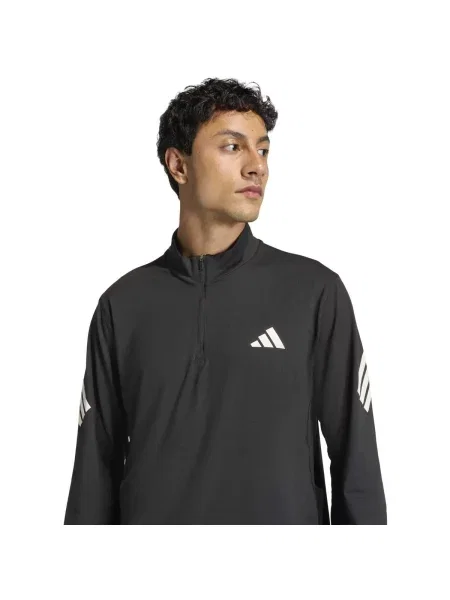 ADIDAS PERFORMANCE Tehnička sportska majica Iconic / bijela crna