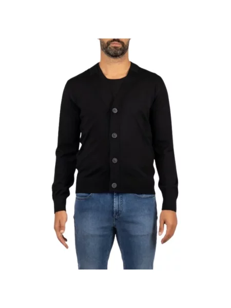 Kardigan Alpha Industries wełniany czarny