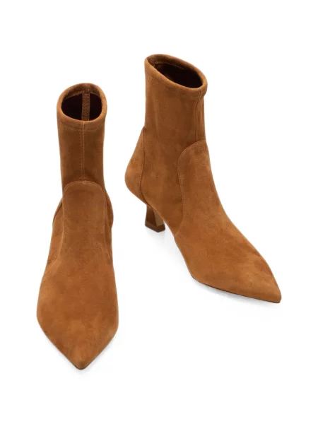 Cizme scurte Stuart Weitzman maro