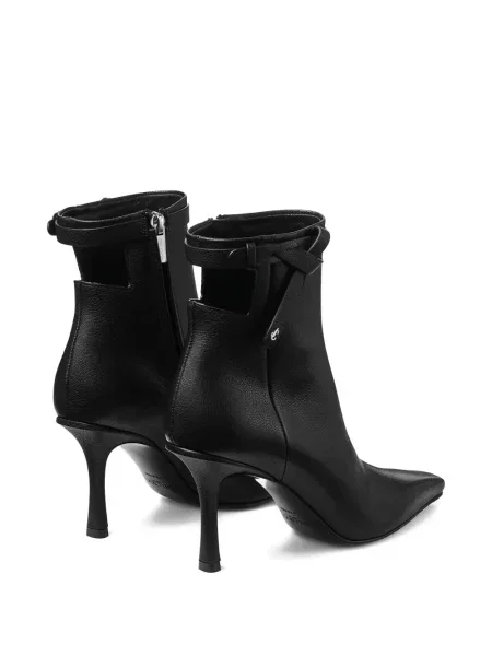 Cizme scurte Jimmy Choo din piele negru