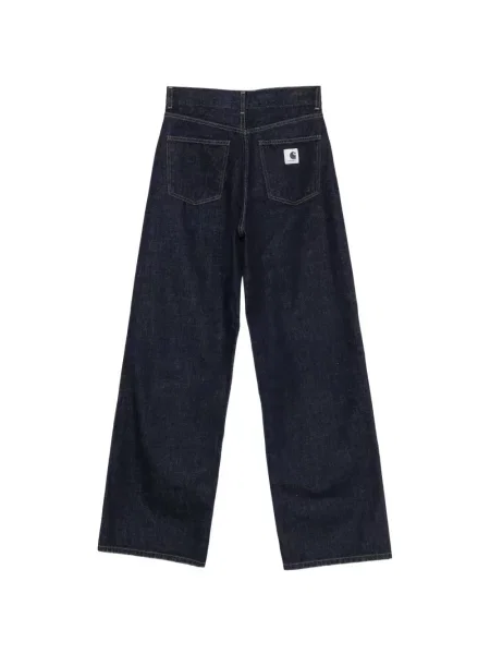 Široké džíny Carhartt Wip modré