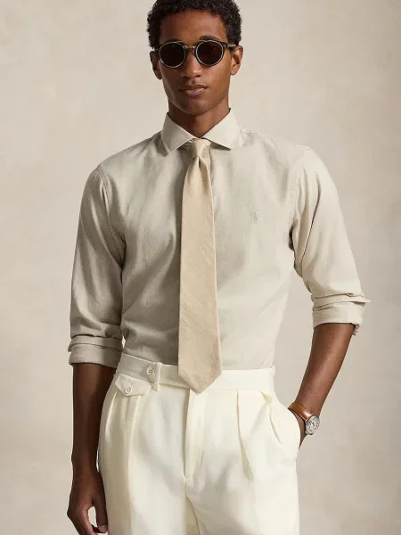 Polo Ralph Lauren cămașă pentru bărbați cu bej