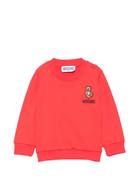 Sweter dziecięcy Moschino czerwony