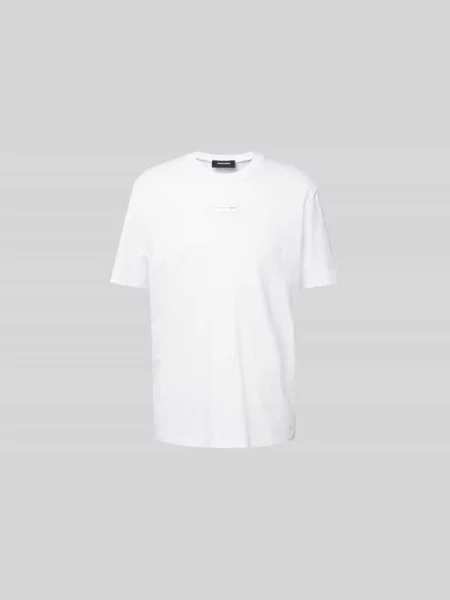 T-shirt o kroju regular fit z czystej bawełny Dsquared2 biała
