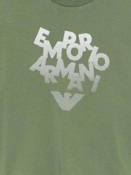 Koszulka dziecięca Emporio Armani zielona