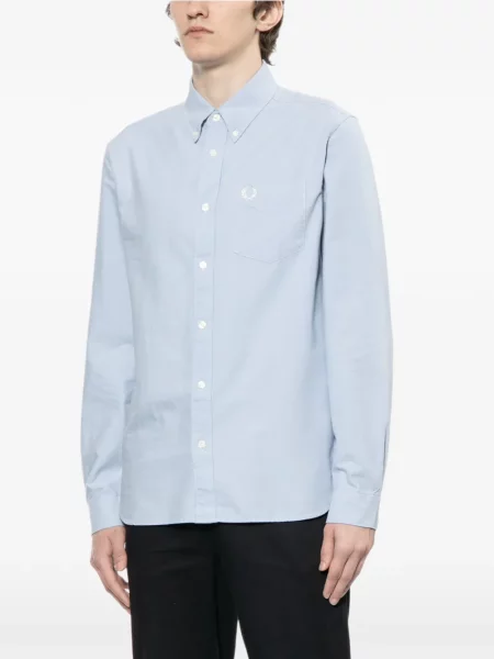 Cămașă Fred Perry cu broderie albastru
