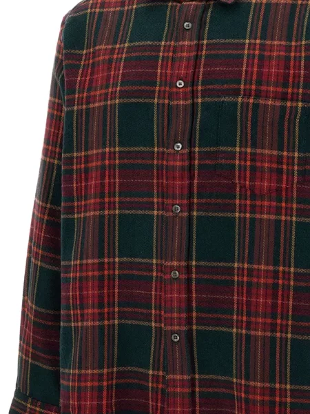 Карирана фланелена риза Portuguese Flannel зелено