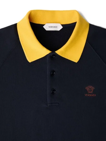 Hanorac Versace din jerseu albastru