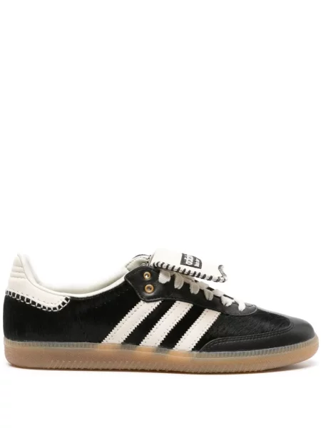 Sneakerși Adidas din piele alb