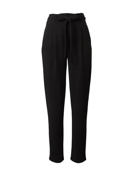 Vila nohavice Clava Straight Fit čierna