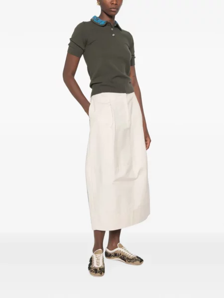 Gulerat tricou polo N°21 verde