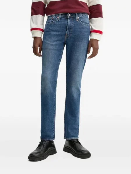 Gulerat blugi Levi's® cu glugă în carouri albastru