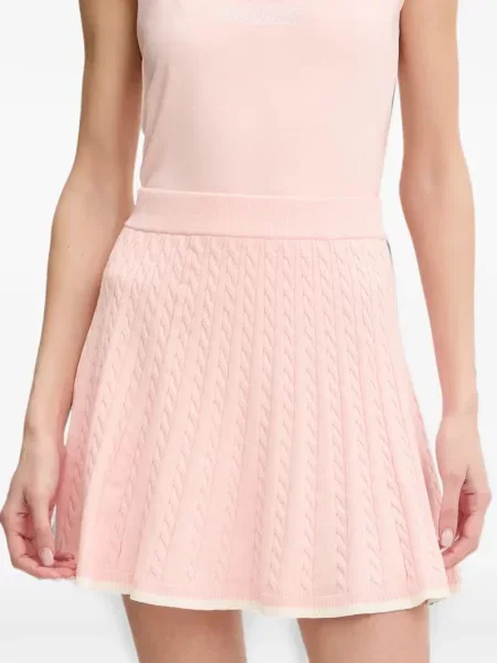 Fusta mini Guess tricotate roz