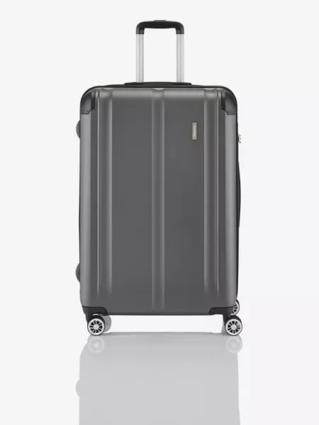 Travelite City 4w L Anthracite Bőrönd szürke