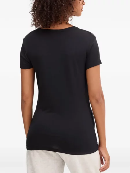 Tricou Armani Exchange cu tepi negru