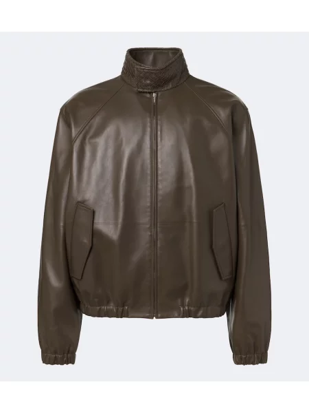 Geanta de piele Bottega Veneta verde
