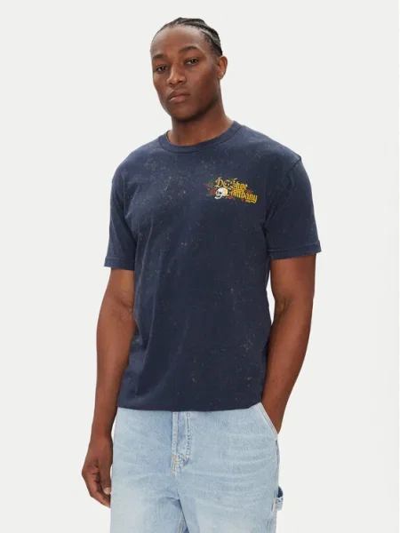 DC Shoes Tricou Bleumarin Heritage Fit