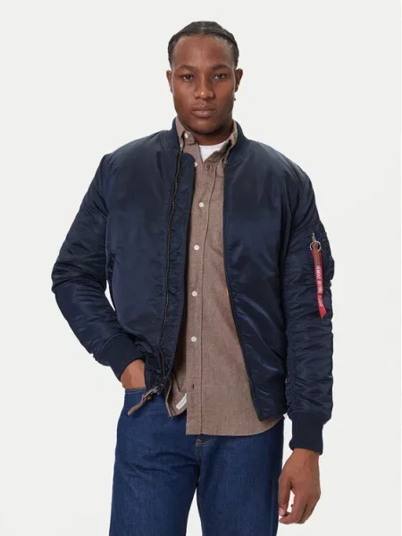 Alpha Industries Geacă bomber Vf 59 Long Bleumarin