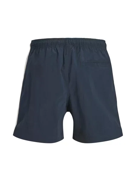 JACK & JONES Plavecké šortky JPSTBILL námornícka modrá biela