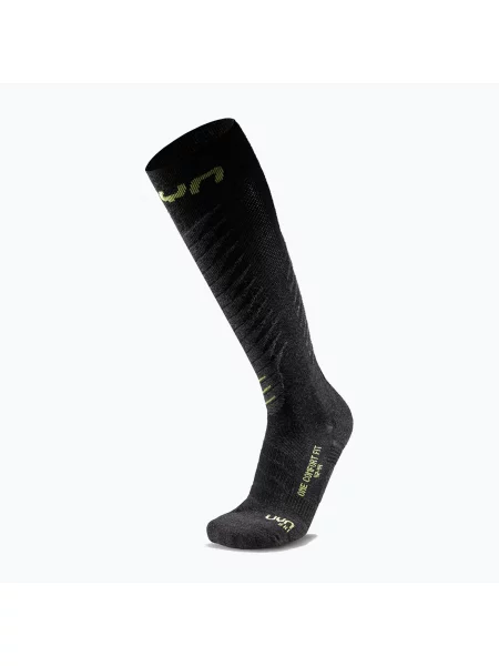 Șosete de schi pentru bărbați UYN Ski One Comfort Fit anthracite/lime