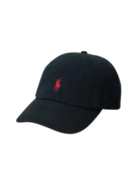 Czapka z daszkiem Polo Ralph Lauren klasyczna czarna